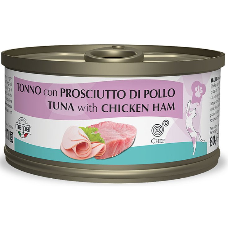 Aequilibriavet Chef Tonno con Prosciutto di Pollo - 80GR