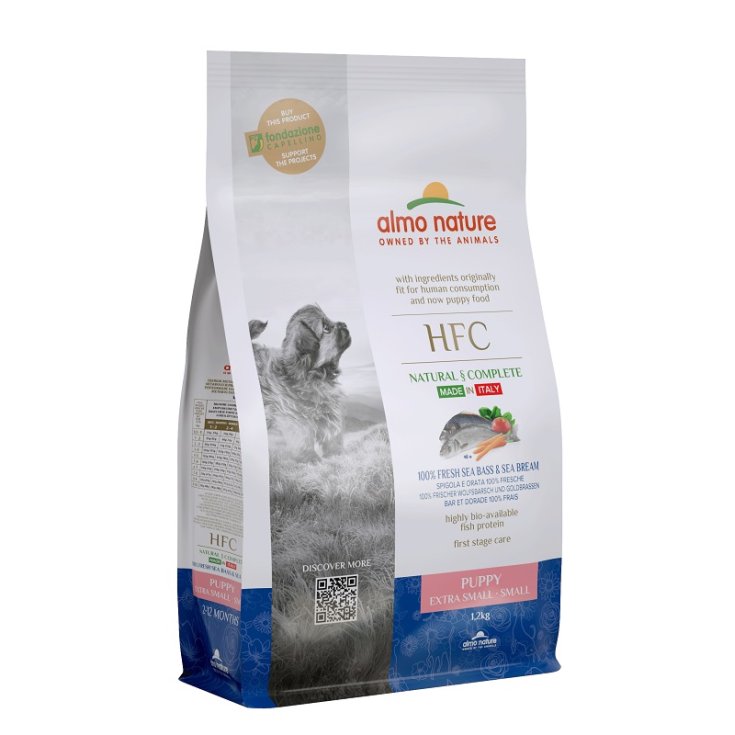HFC Puppy XSmall & Small Spigola e Orata - 1,20KG