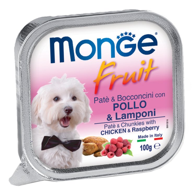Fruit Pat&eacute; e Bocconcini con Pollo e Lamponi - 100GR