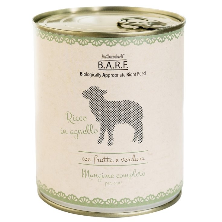 Barf Menu Completo Trito di Agnello per Cani - 800GR