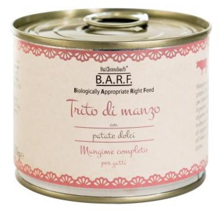Barf Menu Completo Trito di Manzo per Gatti - 200GR