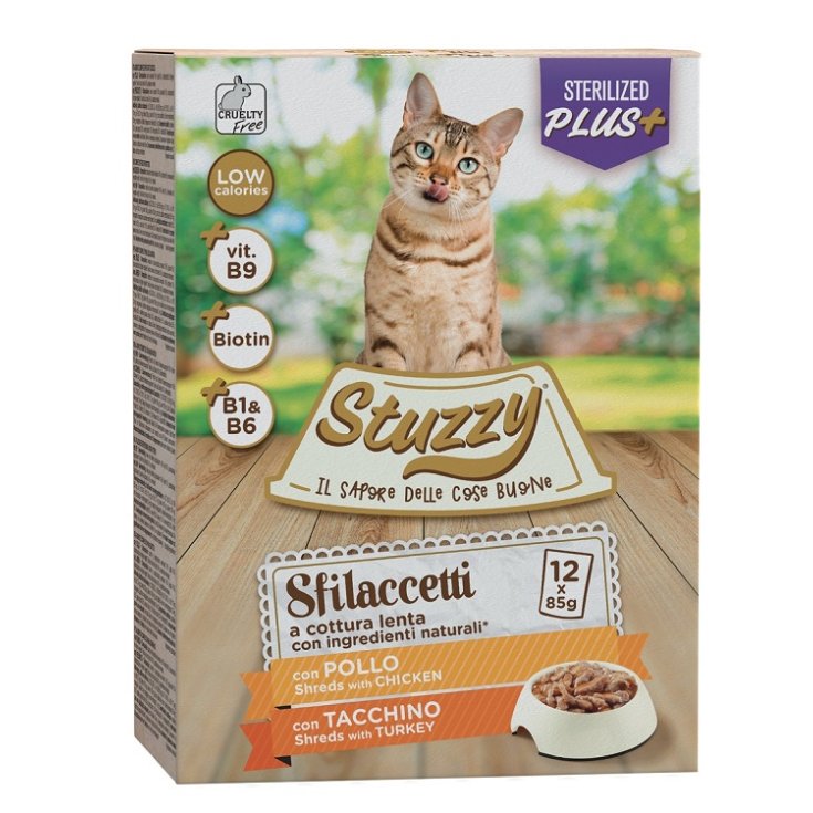 Sfilaccetti Sterilized con Pollo e Tacchino - 12X85GR