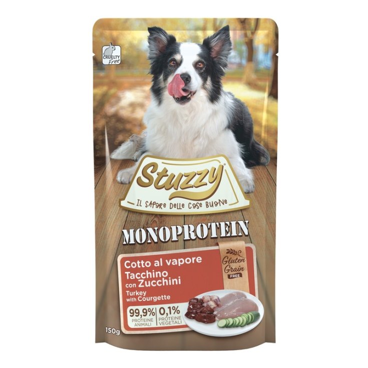 Monoprotein Grain & Gluten Free con Tacchino e Zucchini - 150GR