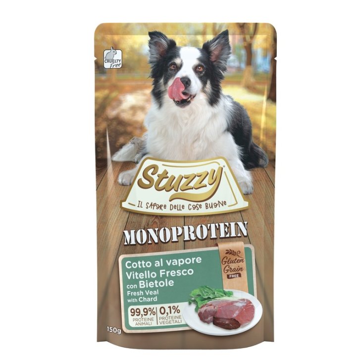 Monoprotein Grain & Gluten Free con Vitello Fresco e Bietole - 150GR