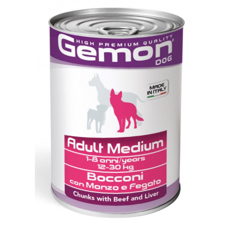 Adult Medium Bocconi con Manzo e Fegato - 415GR