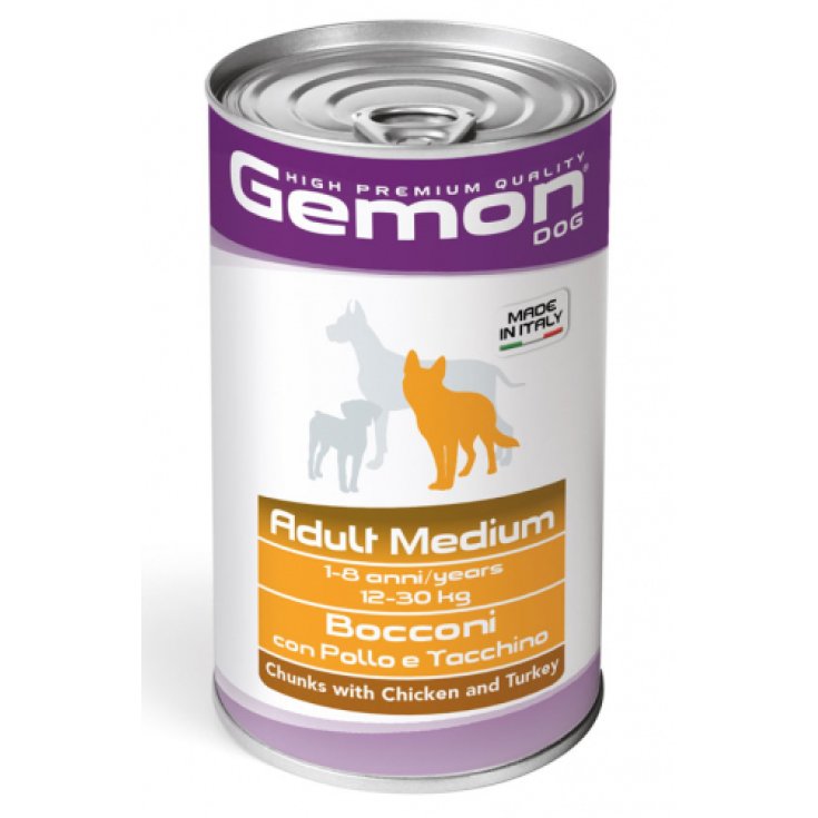 Adult Medium Bocconi con Pollo e Tacchino - 1,25KG