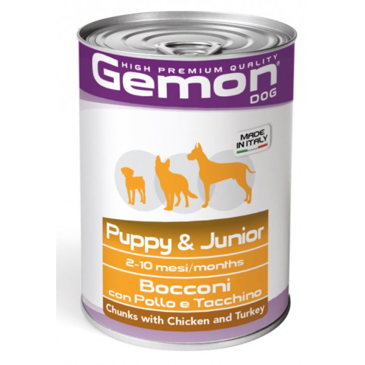 Puppy & Junior Bocconi con Pollo e Tacchino - 415GR