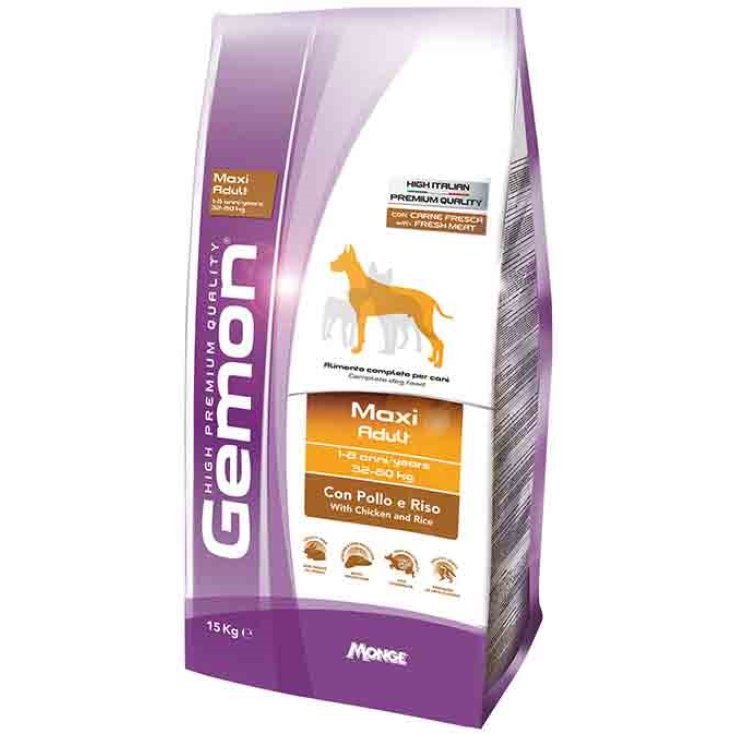 Gemon Dog Maxi Adult con Pollo e Riso - 15KG