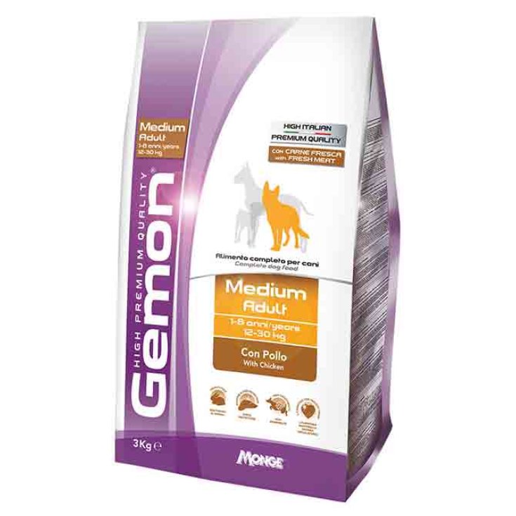 Gemon Dog Medium Adult con Pollo - 15KG