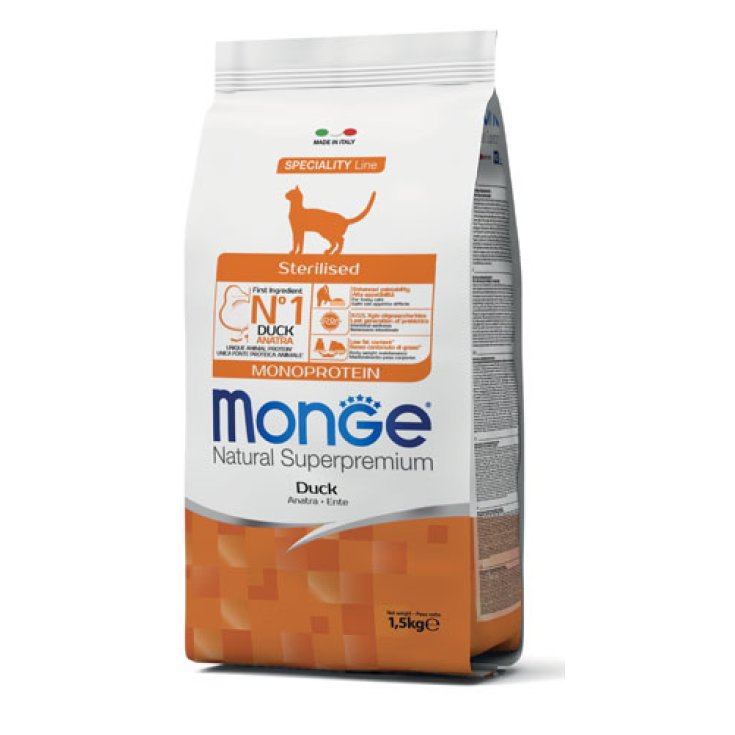 Natural Superpremium Sterilised Monoprotein con Anatra - 1,50KG