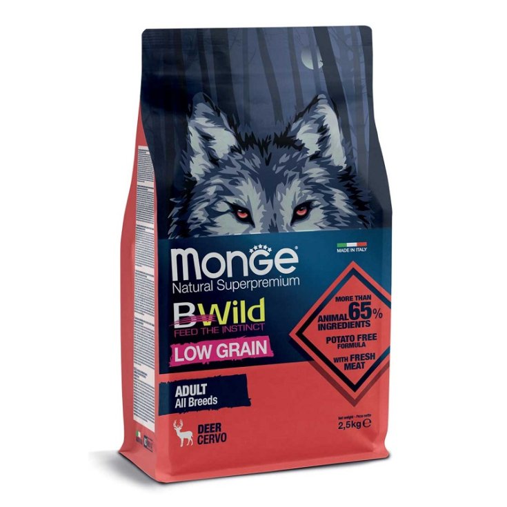 BWild Low Grain Adult All Breeds con Cervo - 2,50KG