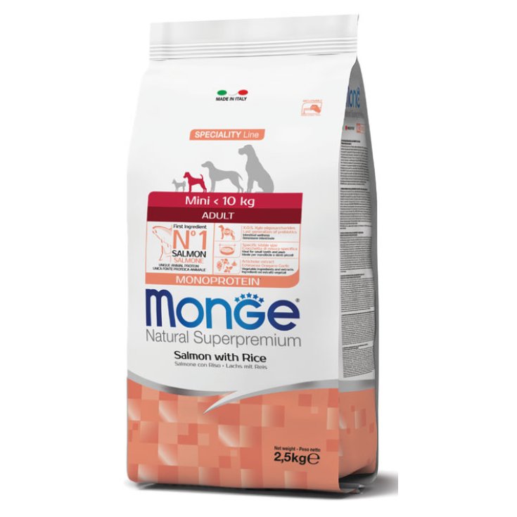 Natural Superpremium Mini Adult Salmone e Riso - 2,50KG