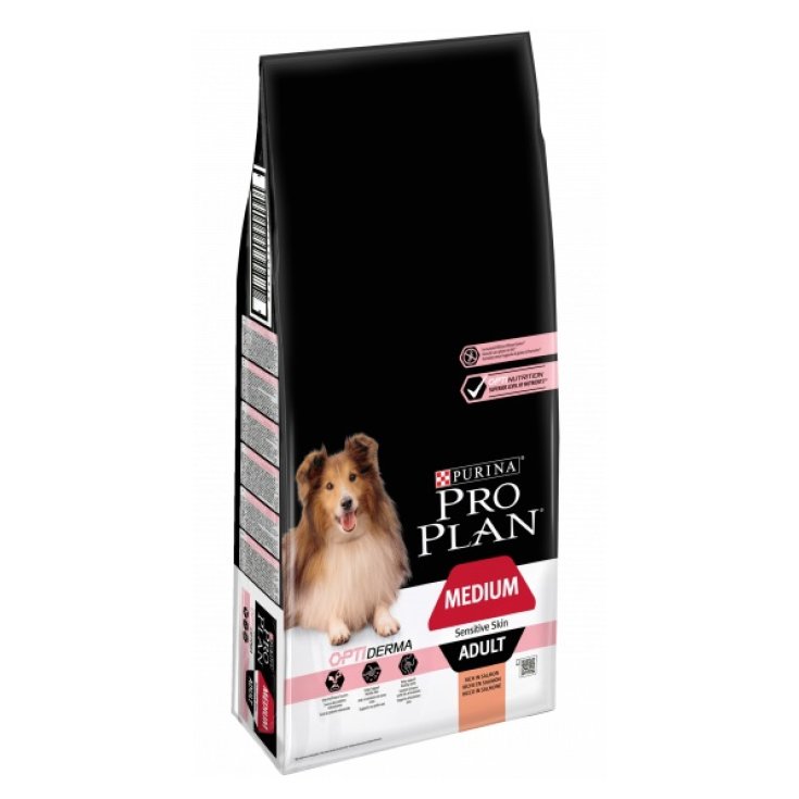 Pro Plan Adult Medium Sensitive Skin Optiderma con Salmone e Riso - 3KG