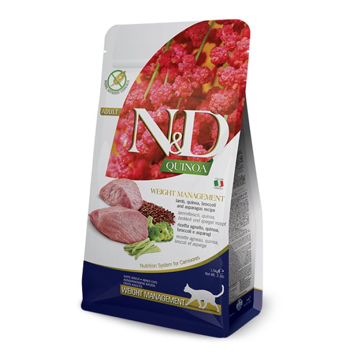 Natural & Delicious Quinoa Weight Management Agnello Broccoli e Asparagi - 5KG