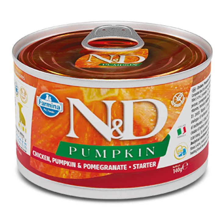 Natural & Delicious Pumpkin Starter Mini con Pollo, Melograno e Zucca - 140GR