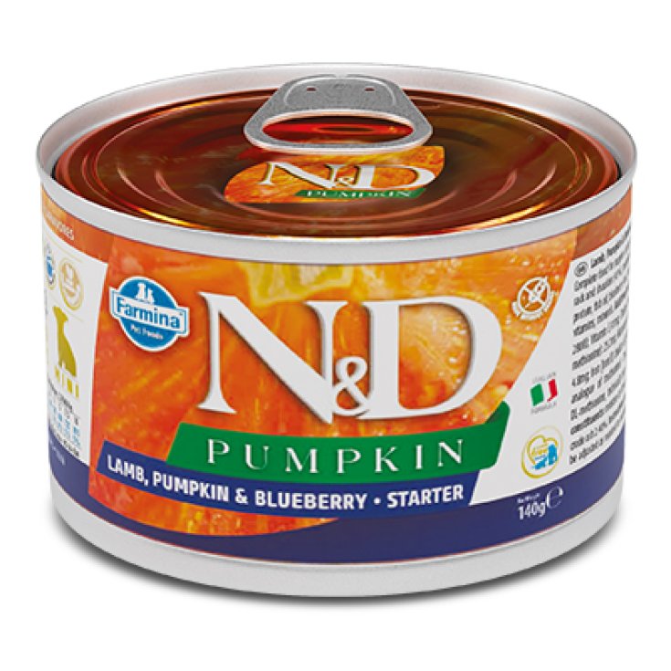 Natural & Delicious Pumpkin Starter Mini con Agnello, Zucca e Mirtillo - 140GR