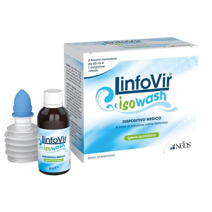 IsoWash LinfoVir Soluzione Isotonica Noos 8 Flacaoni