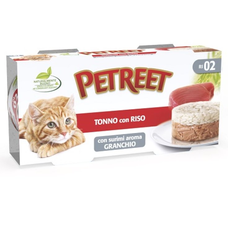 PETREET TONNO RISO GRANC2X170G