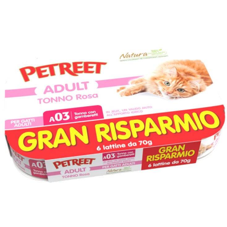Natura Tonno Rosa con Gamberetti - Multipack 5+1 da 70 grGR