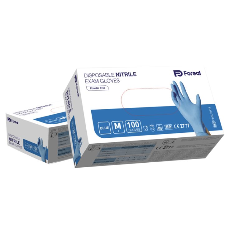 Guanti da Esaminazione Senza Polvere Tg.M Floreal 100 Pezzi