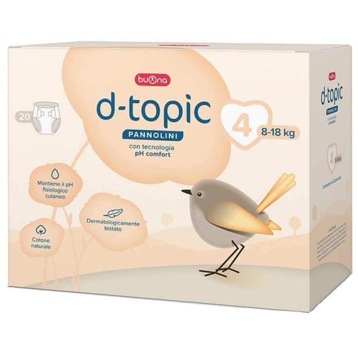 Pannolini Tg.4 d-topic 20 Pezzi