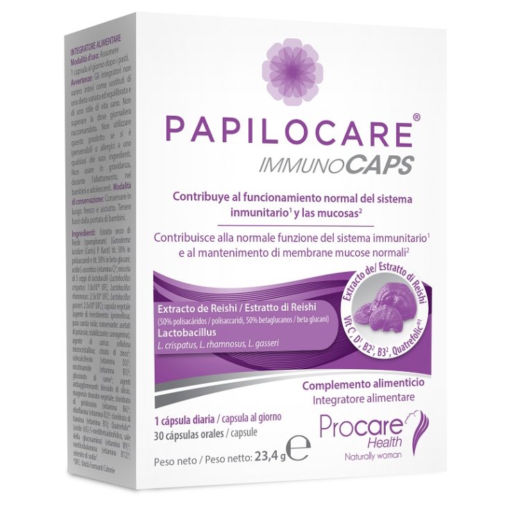 Papilocare Immuno Caps 30 Capsule