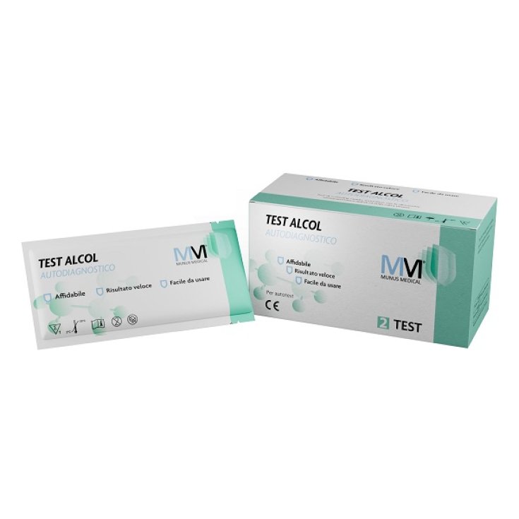 TEST ALCOL MUNUS MEDICAL 2 Pezzi