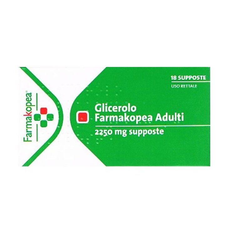 Glicerolo Farmakopea Adulti 2250mg 18 Supposte