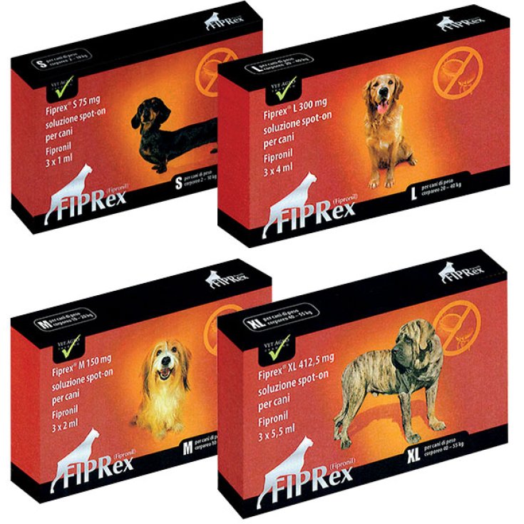 Fiprex&reg; XL Spot-on 412,5mg FIPRex Vet Agro 3 Pipette 412,5mg