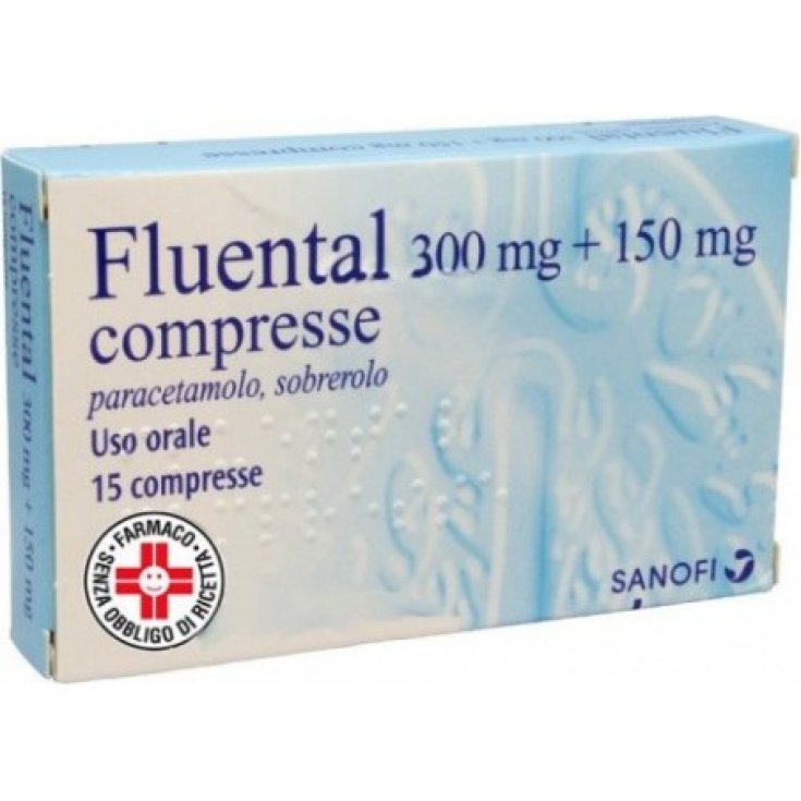 Fluental 300mg+150mg Sanofi 15 Compresse