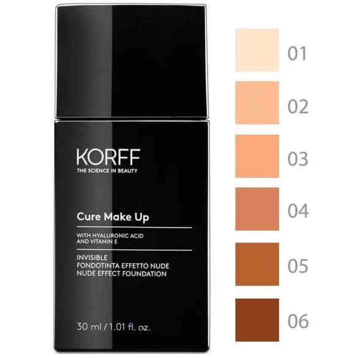 Fondotinta Invisible Effetto Nude Cure Make Up KORFF 05 30ml
