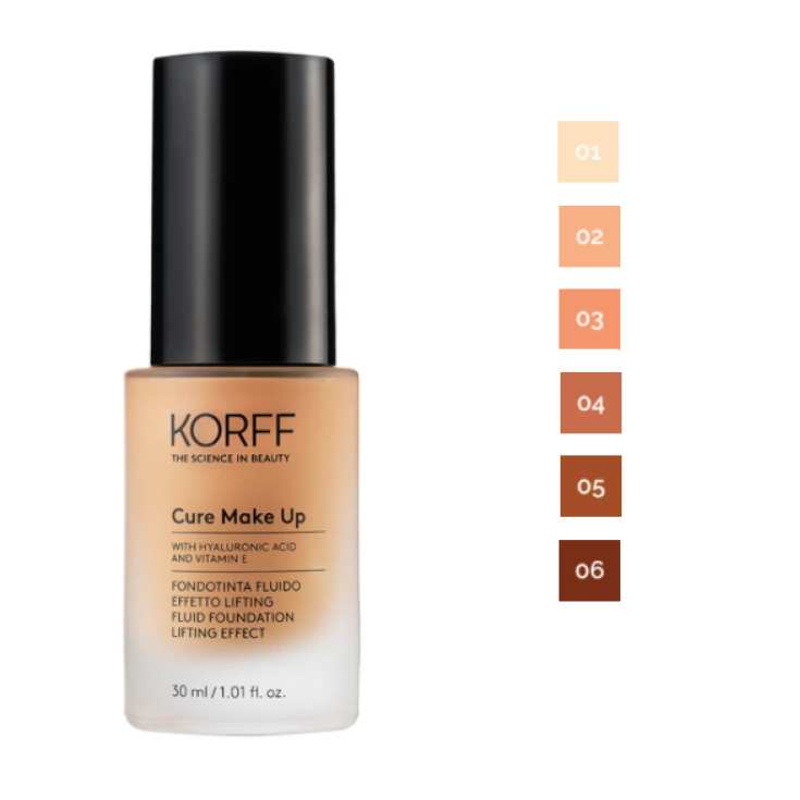 Fondotinta Fluido Effetto Lifting Cure Make Up KORFF 06 30ml