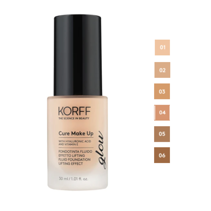 Fondotinta Fluido Effetto Lifting Glow Cure Make Up KORFF 01 30ml