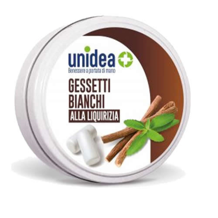 GESSETTI BIANCHE ALLA LIQUIRIZIA unidea 40g