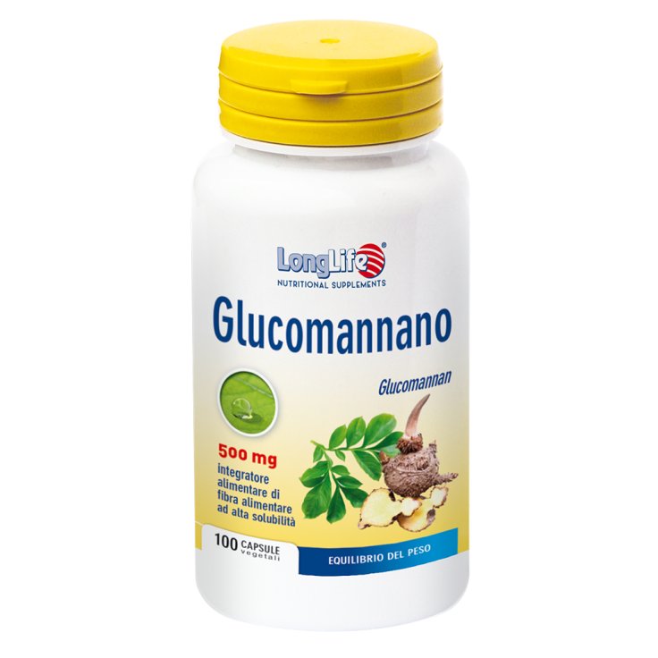 Glucomannano 500mg LongLife 100 Capsule Vegetali