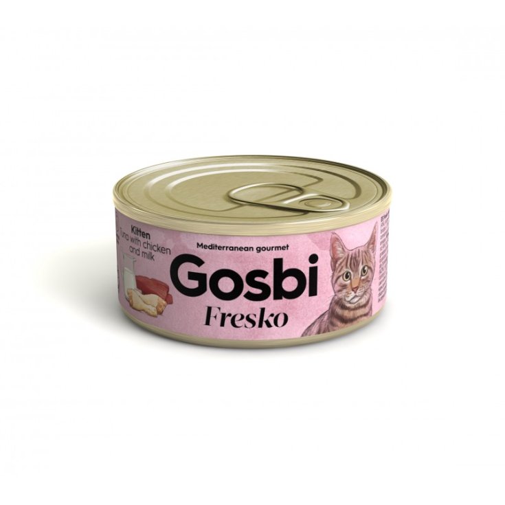Gosbi Fresko Adult Tonno Con Pollo E Latte GOSBI PetFood 70g