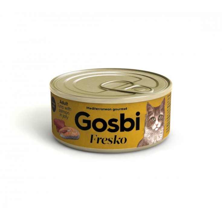 Gosbi Fresko Adult Tonno Con Salmone In Pat&egrave; GOSBI PetFood 70g
