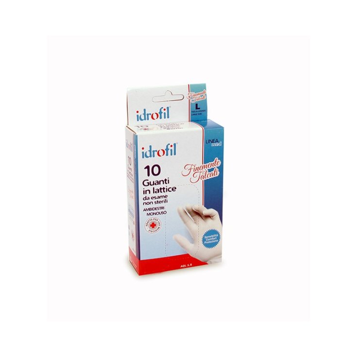 Guanti In Lattice Idrofil 10 Pezzi
