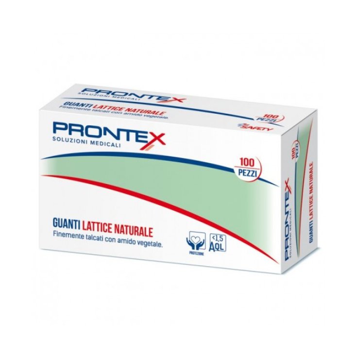 Guanti Lattice Naturale Prontex Misura Grande 100 Pezzi