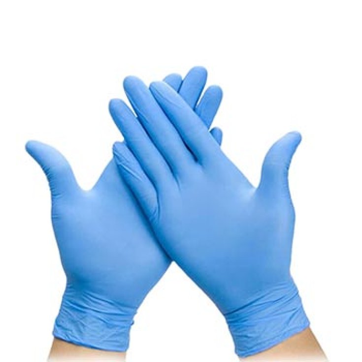 Guanto Nitrile Senza Polvere Safety Taglia M 100 Pezzi