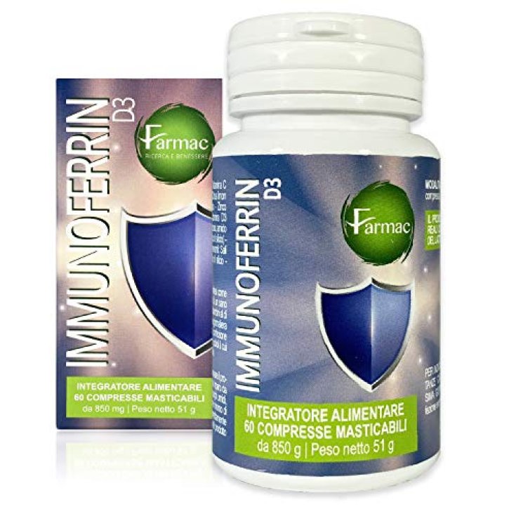 Immunoferrin D3 Farmac 60 Compresse Masticabili