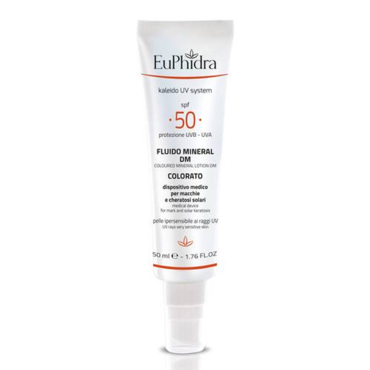 Kaleido Uv System Fluido Mineral Dm Colorato Spf50 EuPhidra 50ml