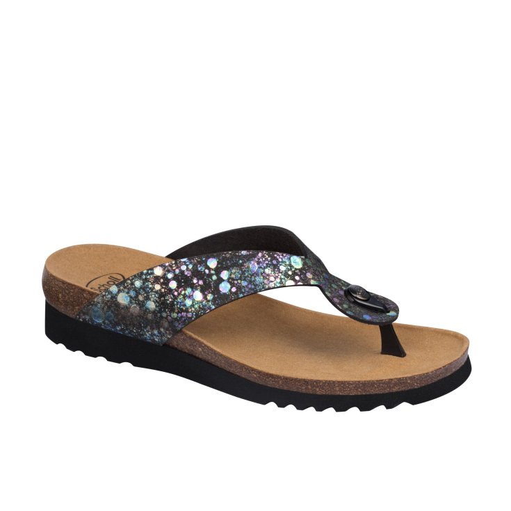 Kenna Scholl&reg; Infradito Donna Bioprint&reg; Nero Misura 38