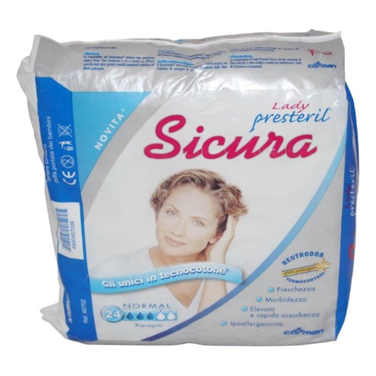 Lady Presteril Sicura Normal Corman 24 Pezzi