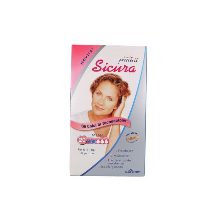 Lady Presteril Sicura Mini Corman 20 Pezzi