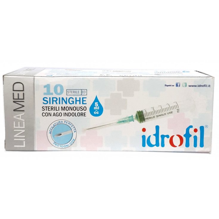 Linea Med Siringhe Sterili Idrofil 10 Pezzi