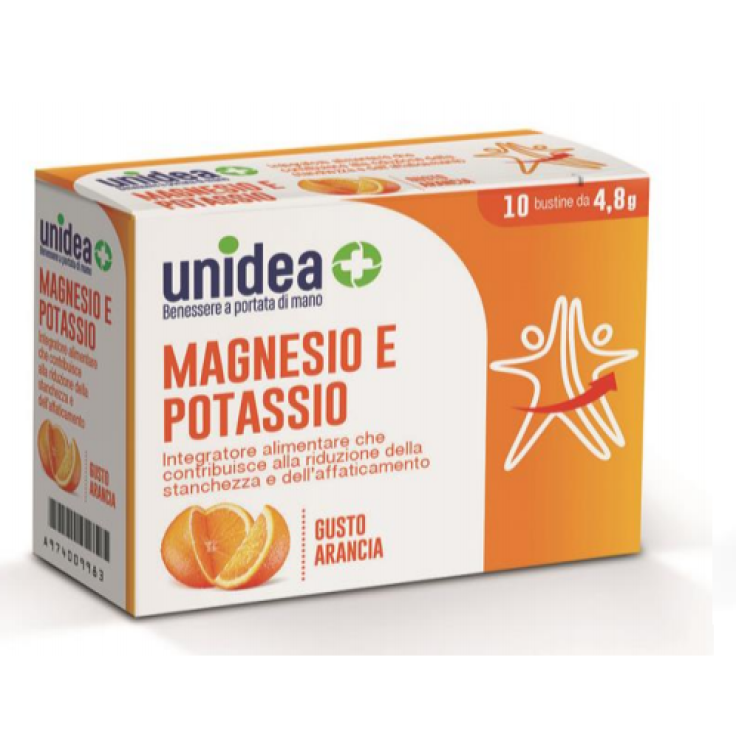 MAGNESIO E POTASSIO unidea 10 Bustine