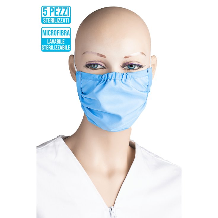 Mascherine Sterilizzabili Microfibra Vektron 8200 5 Pezzi