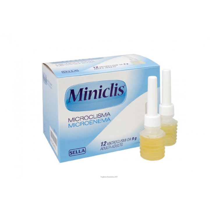 Miniclis 9g Sella 12 Microclismi Adulti