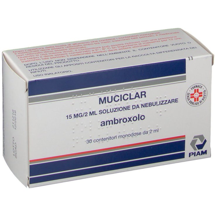 Muciclar 15mg Soluzione da Nebulizzare PIAM 30 Monodose